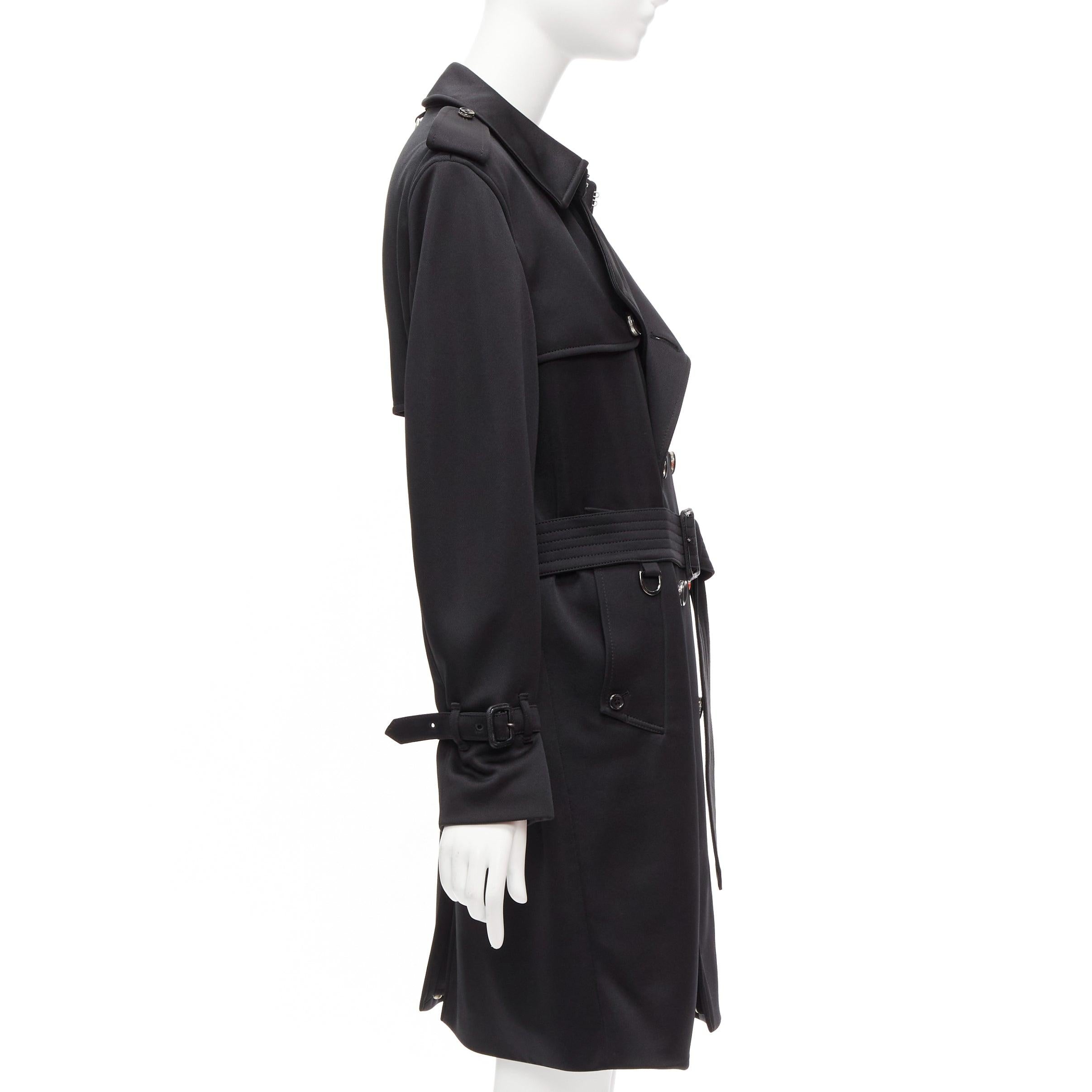 Women's MASTERMIND JAPAN Aquascutum Limited Edition black crystal skull trench IT36 XXS For Sale