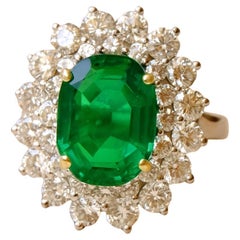 Masterpiece AGL Vintage Tiffany & Co. Colombian Emerald Ring