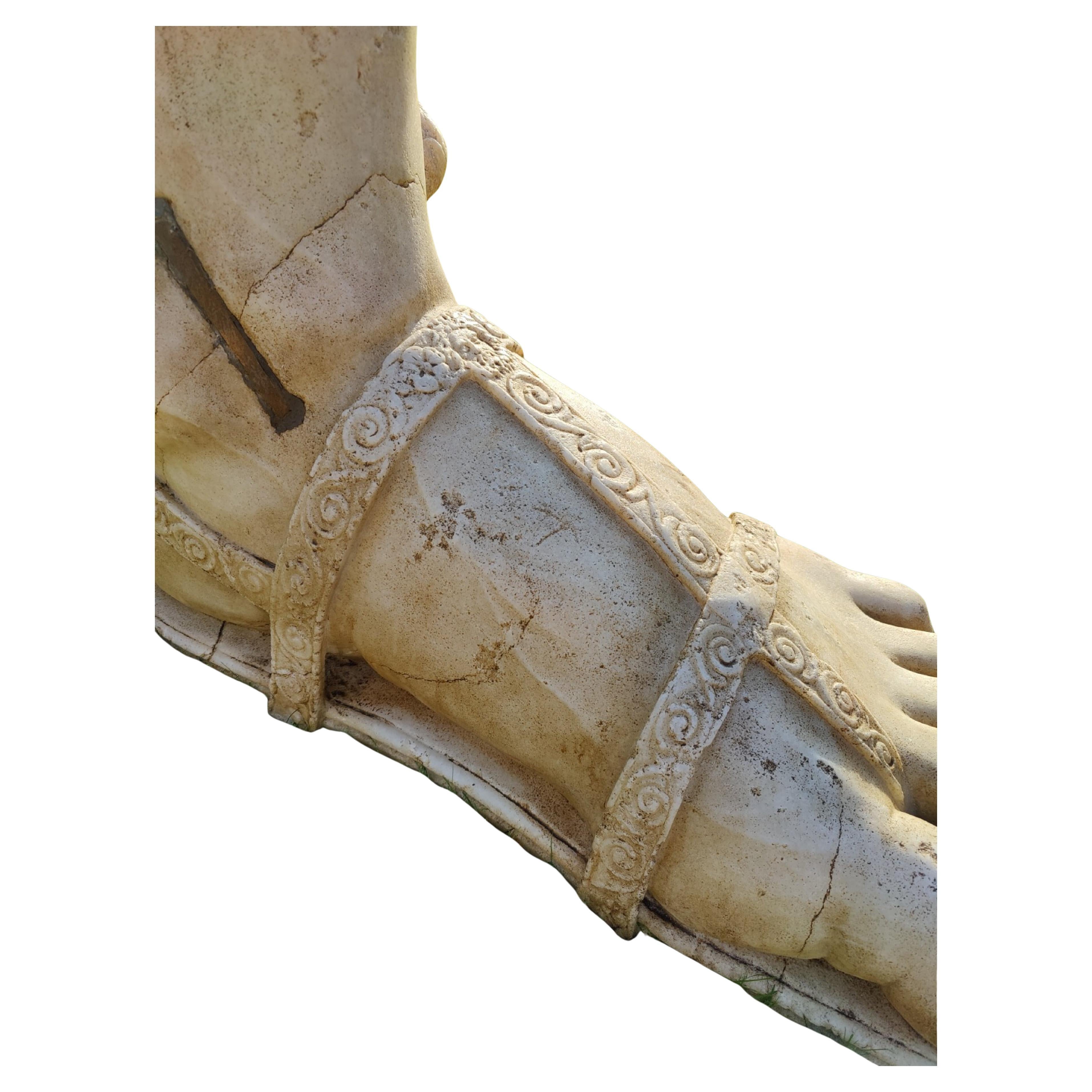 Baroque Masterpiece and Museum Pair of Italian Feet of 