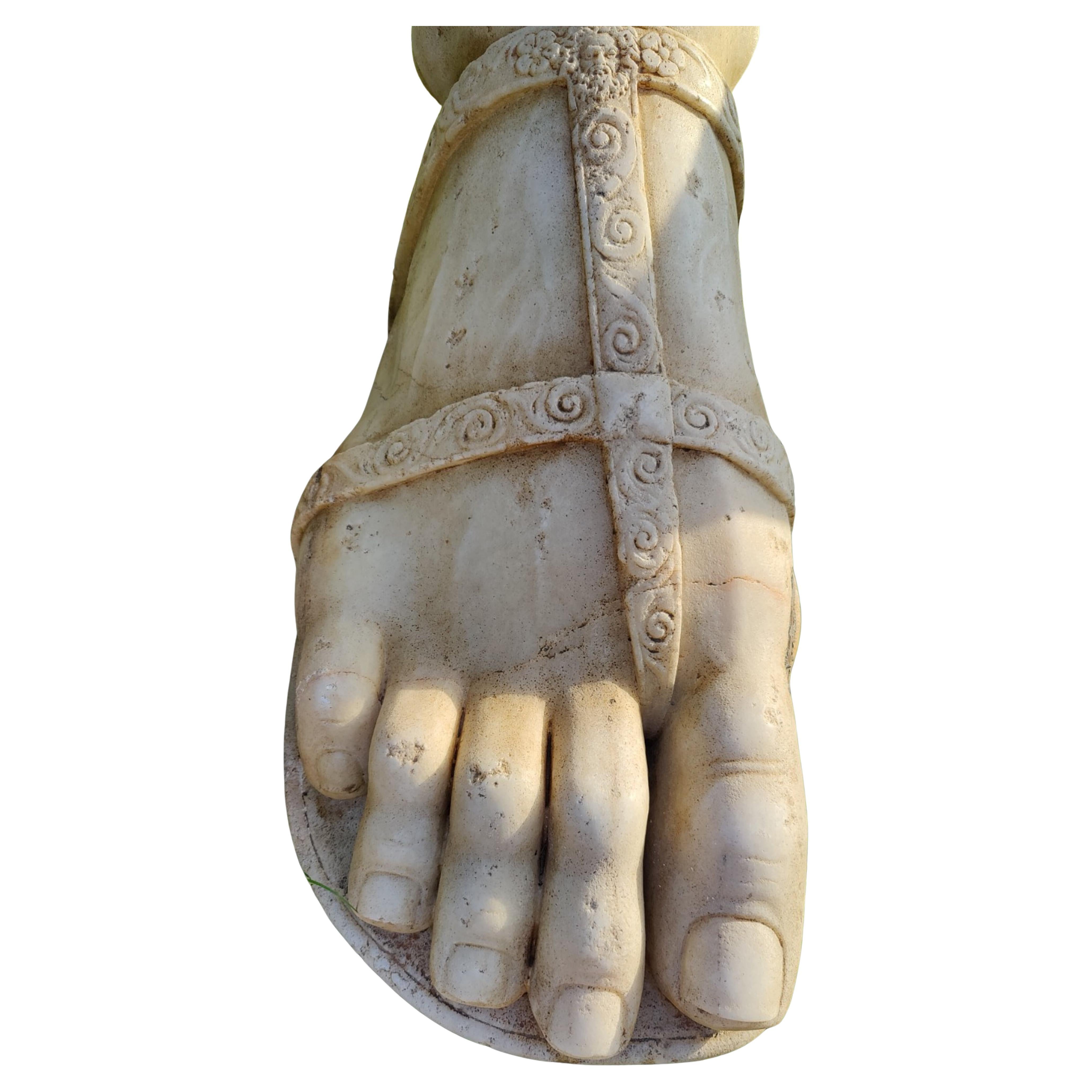 Masterpiece and Museum Pair of Italian Feet of 