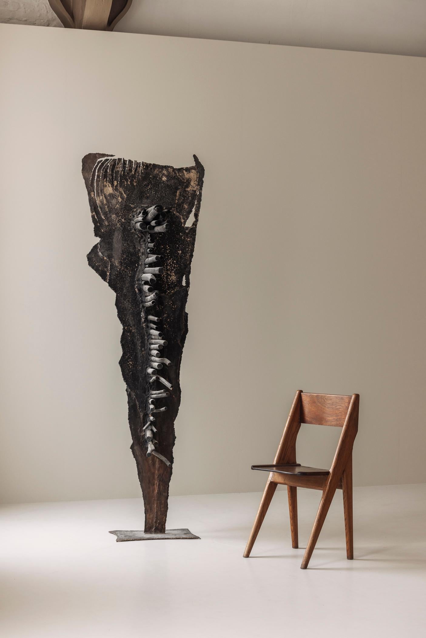 Meisterwerk Brutalistische Skulptur in der Art von Pia Manu, 1960er Jahre im Angebot 3