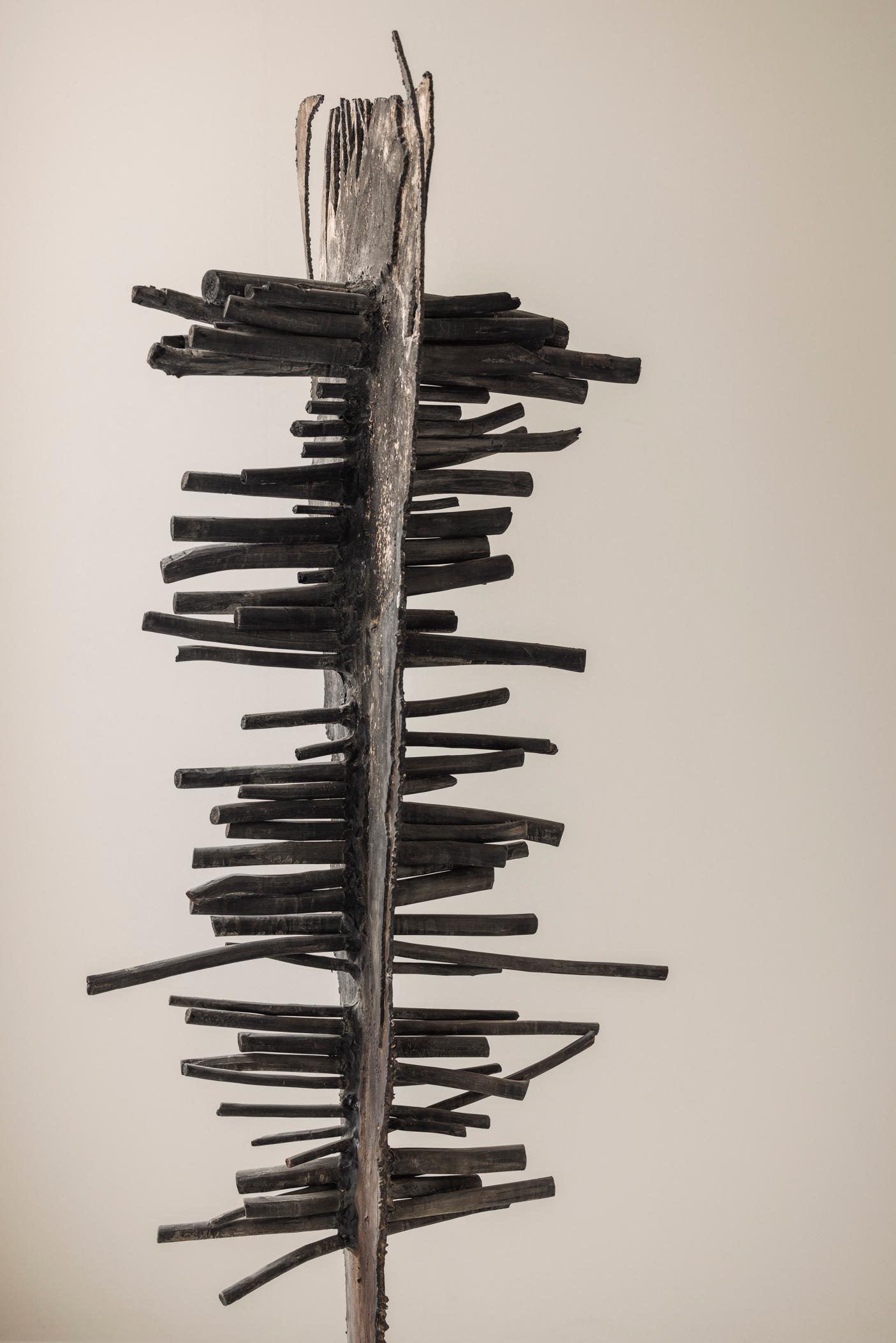 Meisterwerk Brutalistische Skulptur in der Art von Pia Manu, 1960er Jahre im Angebot 7
