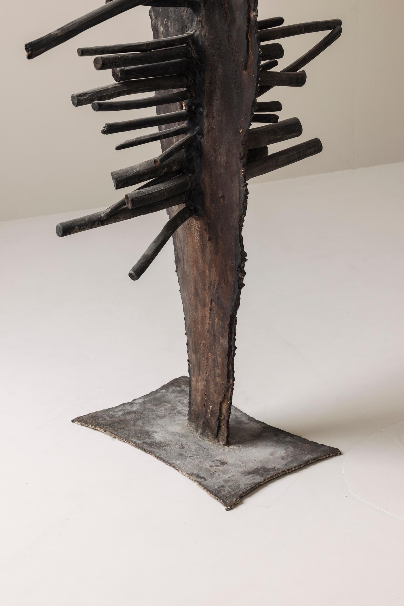 Meisterwerk Brutalistische Skulptur in der Art von Pia Manu, 1960er Jahre im Angebot 11