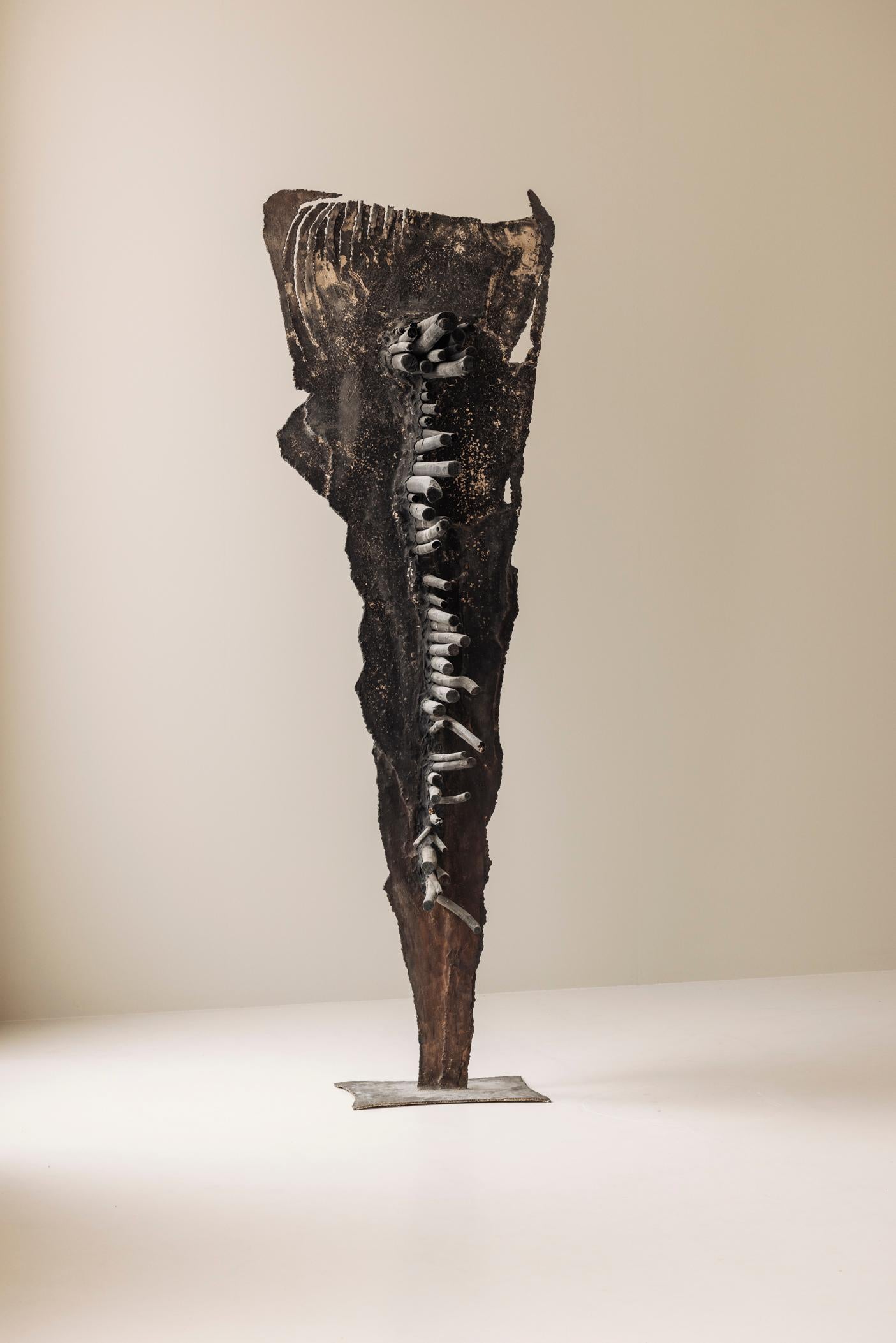Meisterwerk Brutalistische Skulptur in der Art von Pia Manu, 1960er Jahre (Brutalismus) im Angebot