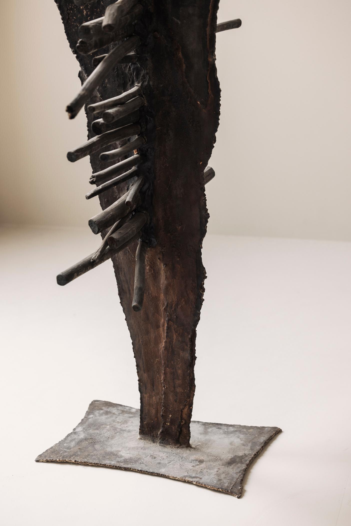 Meisterwerk Brutalistische Skulptur in der Art von Pia Manu, 1960er Jahre (Mitte des 20. Jahrhunderts) im Angebot