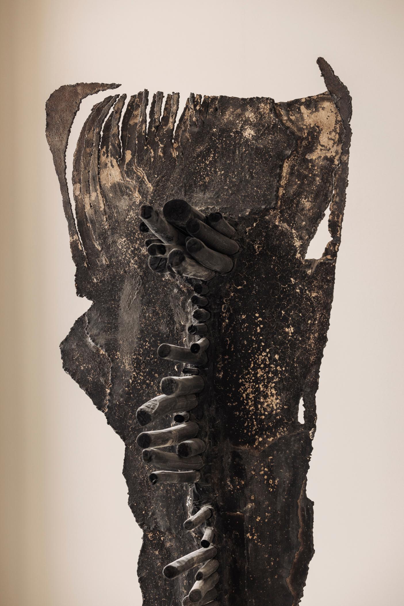 Meisterwerk Brutalistische Skulptur in der Art von Pia Manu, 1960er Jahre im Angebot 1