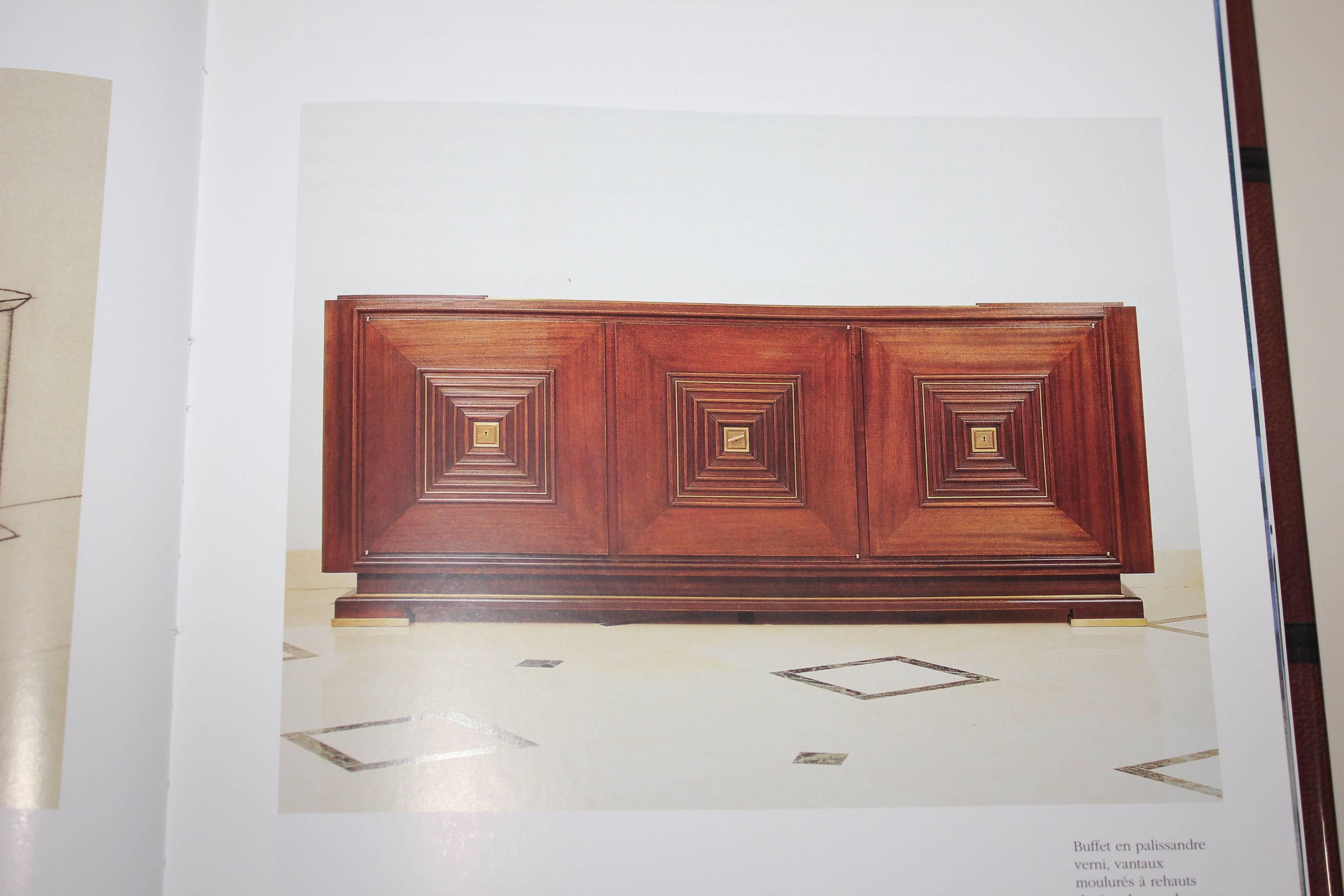 Masterpiece French Art Deco Solid Mahogany Sideboard or Buffet by Maxime Old 7