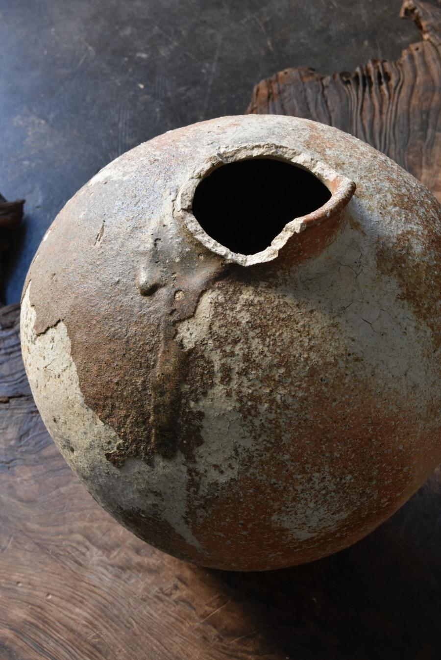 Pot en poterie ancienne japonaise/1500s/
