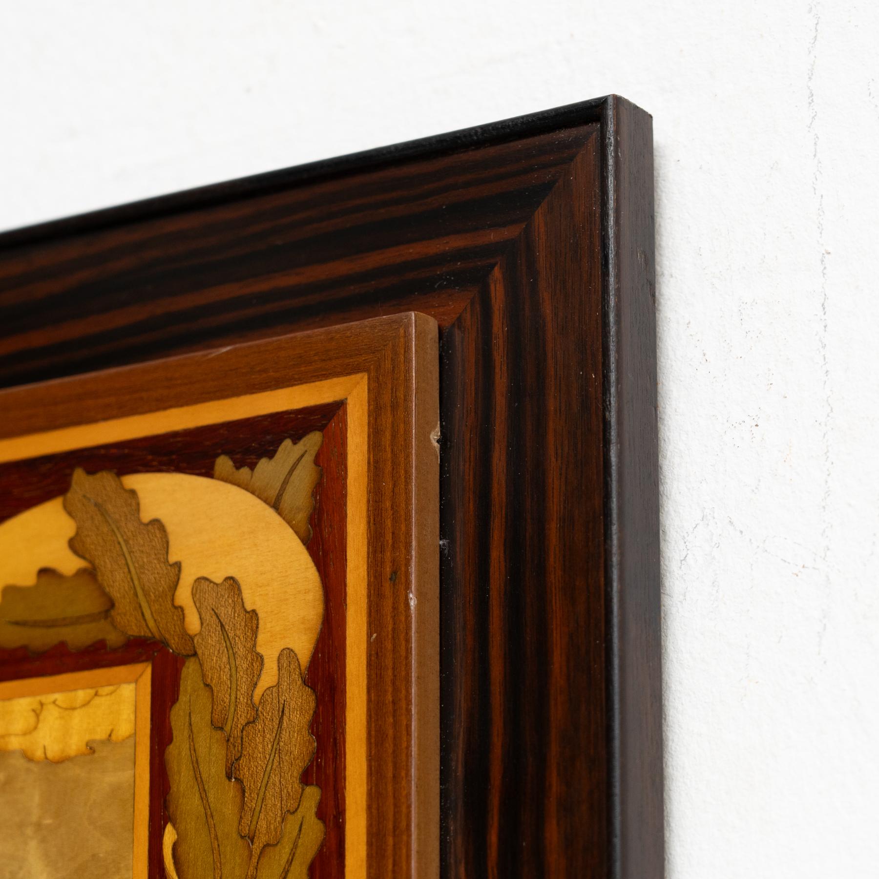 Obra Maestra de Marquetería de la Sagrada Familia de Gaudí - Firmada por J. Ordoñez Madera en venta