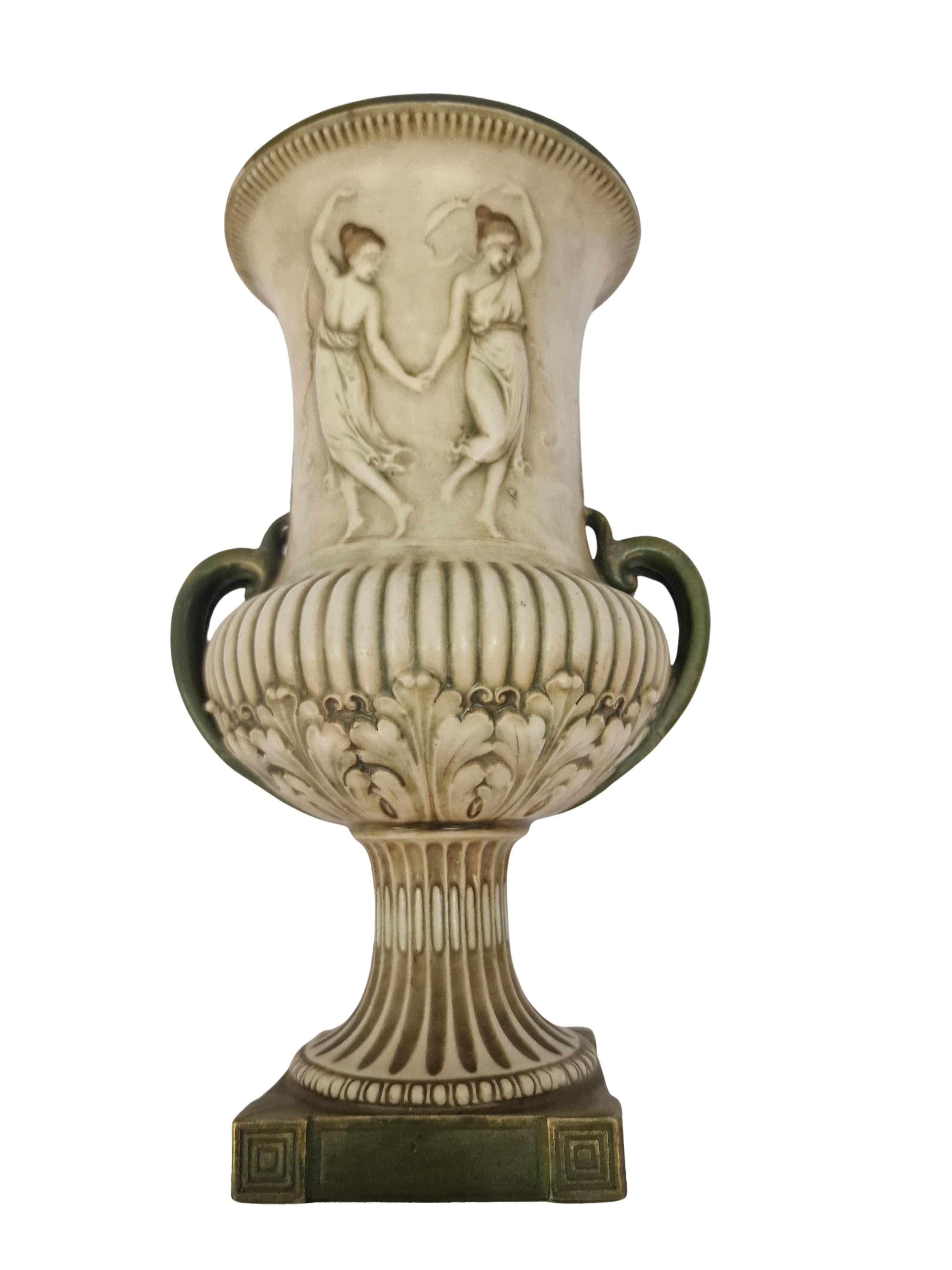 Capolavoro, vaso raro, anfora, Ernst Wahliss, 1900 Art Nouveau, Turn Austria in vendita 4