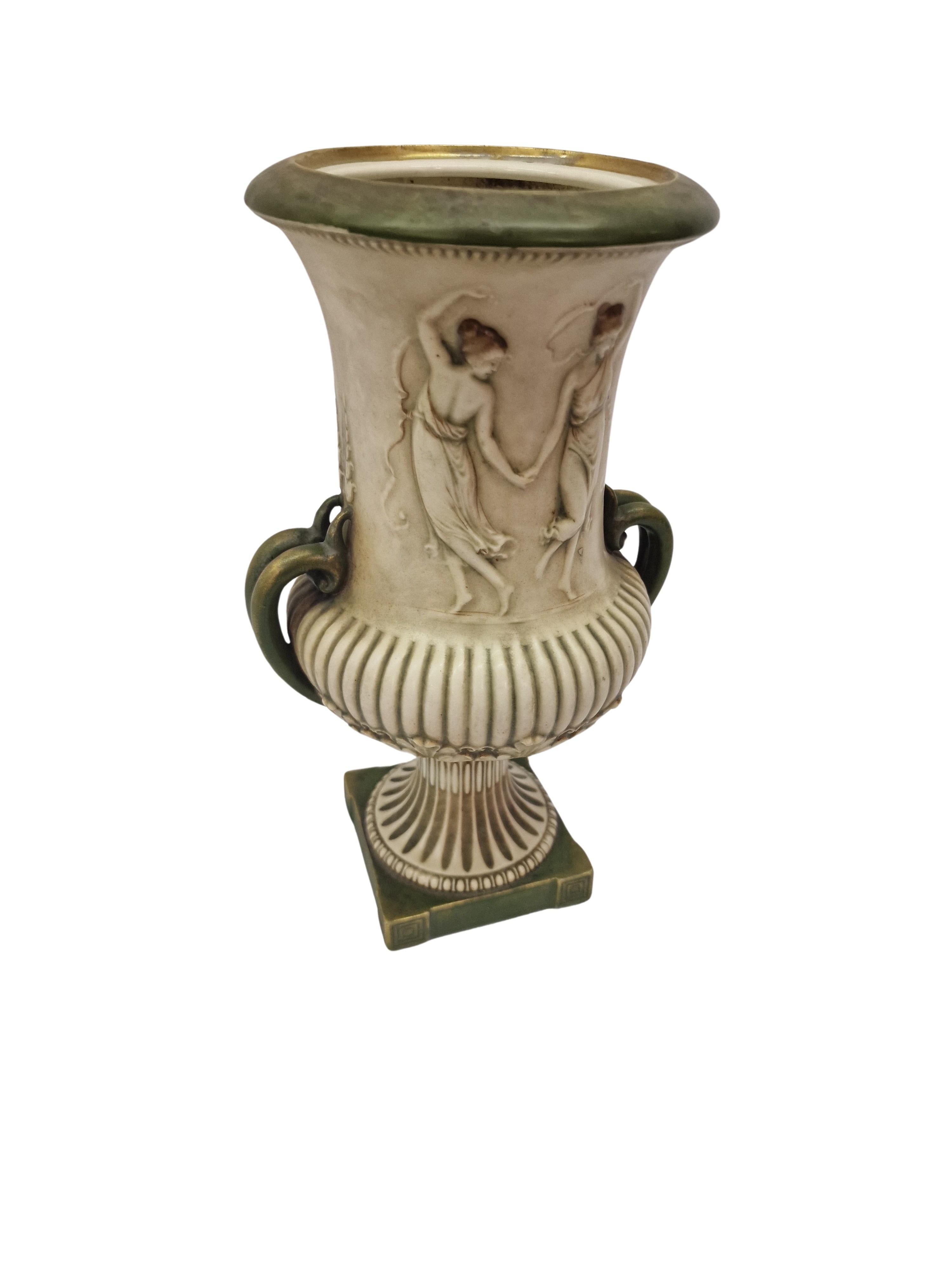 Capolavoro, vaso raro, anfora, Ernst Wahliss, 1900 Art Nouveau, Turn Austria in vendita 5