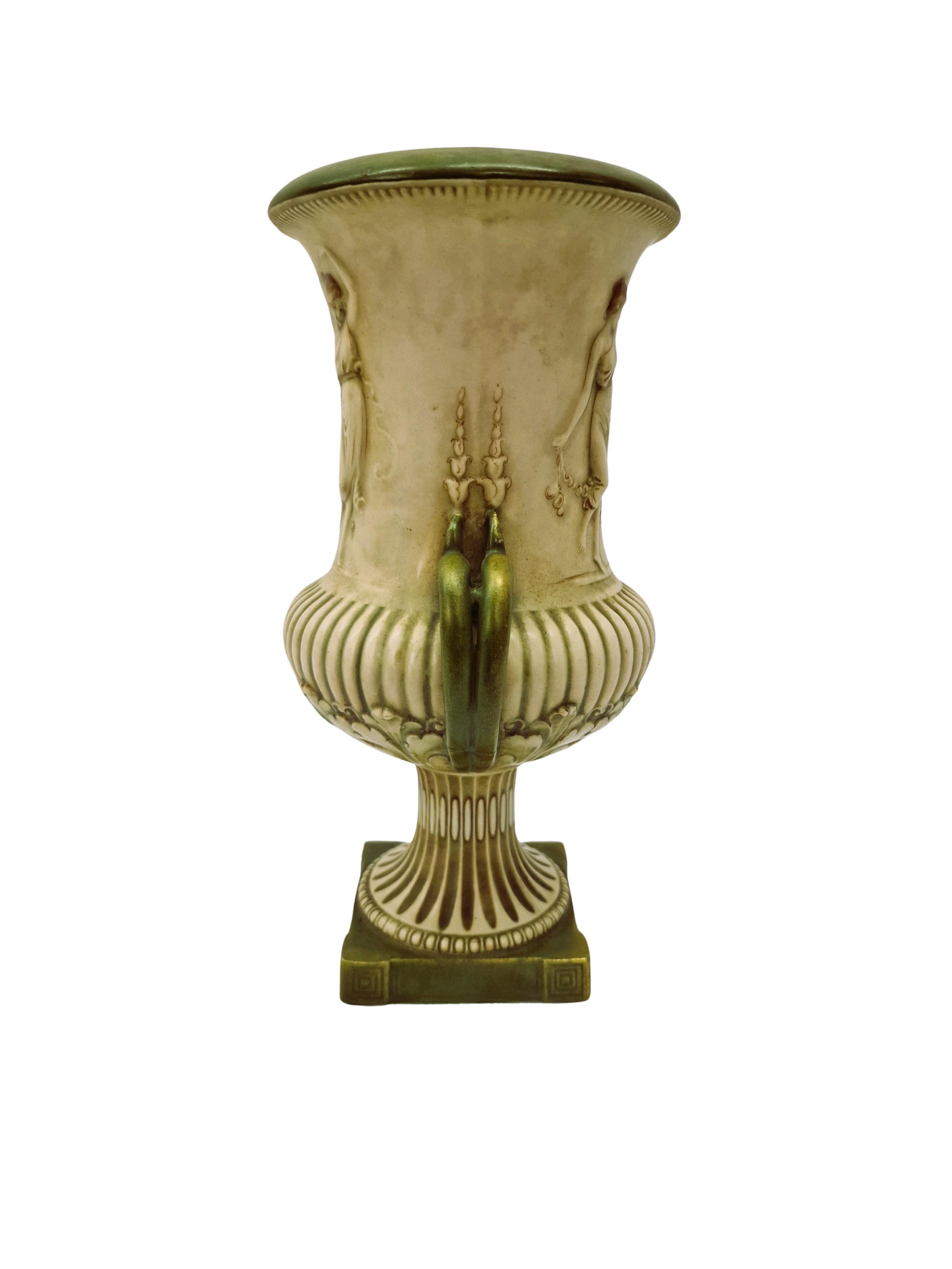 Austriaco Capolavoro, vaso raro, anfora, Ernst Wahliss, 1900 Art Nouveau, Turn Austria in vendita