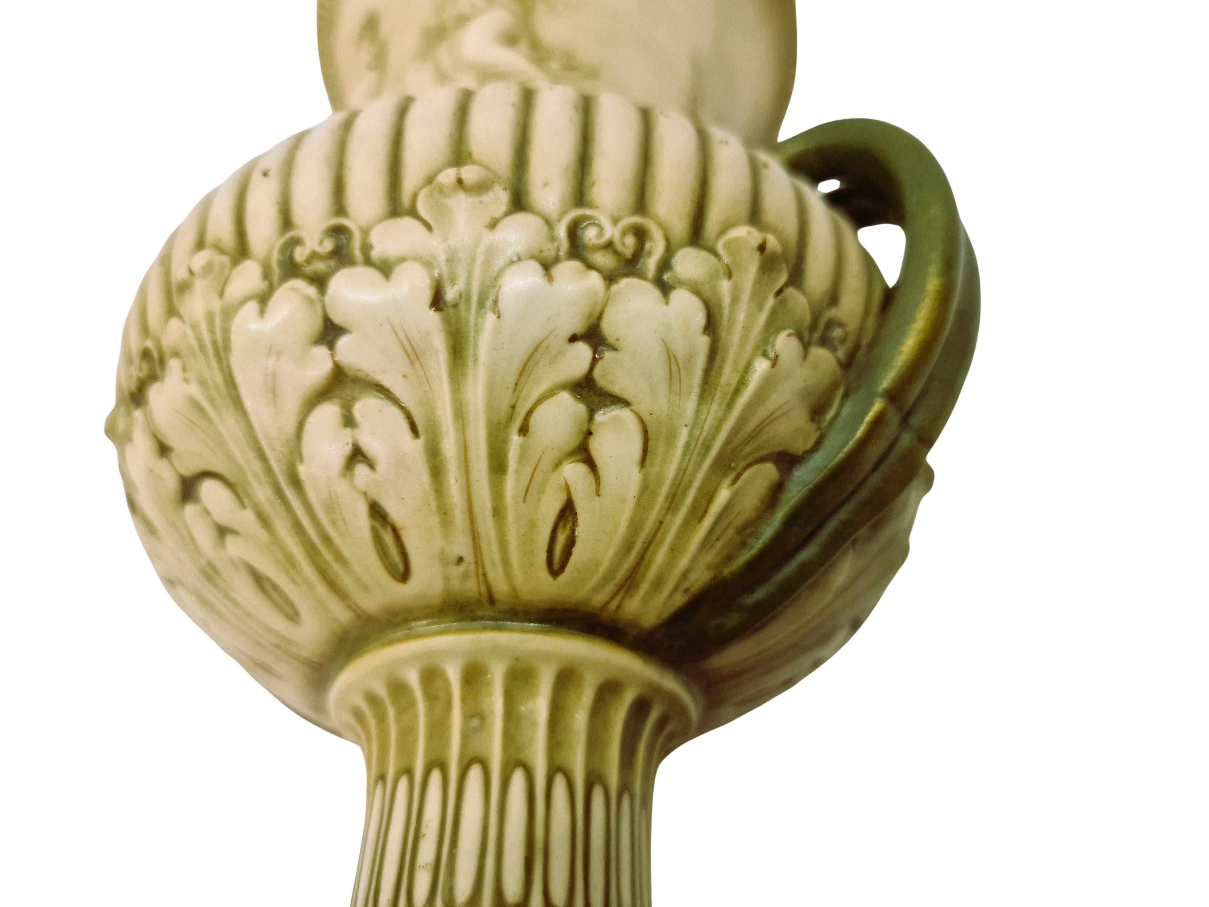 Porcellana Capolavoro, vaso raro, anfora, Ernst Wahliss, 1900 Art Nouveau, Turn Austria in vendita