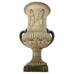 Capolavoro, vaso raro, anfora, Ernst Wahliss, 1900 Art Nouveau, Turn Austria