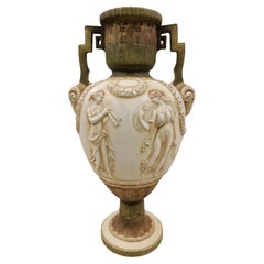 Masterpiece, rare vase, amphore, Ernst Wahliss, 1900 Art Nouveau, Vienna Austria