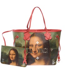 Masters Koons Da Vinci Collector Louis Vuitton Neverfull Tote bag in canvas