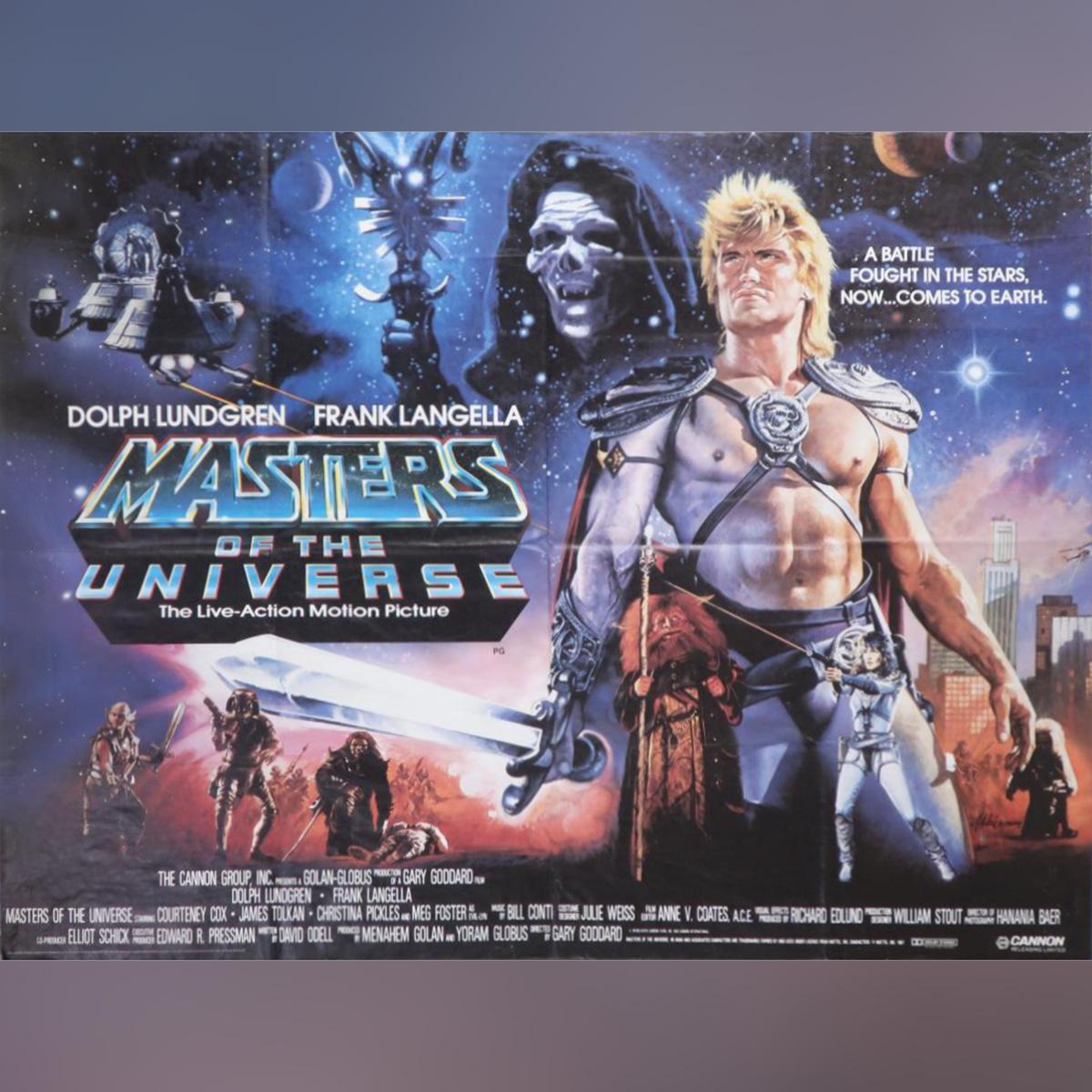 masters of the universe poster 1987