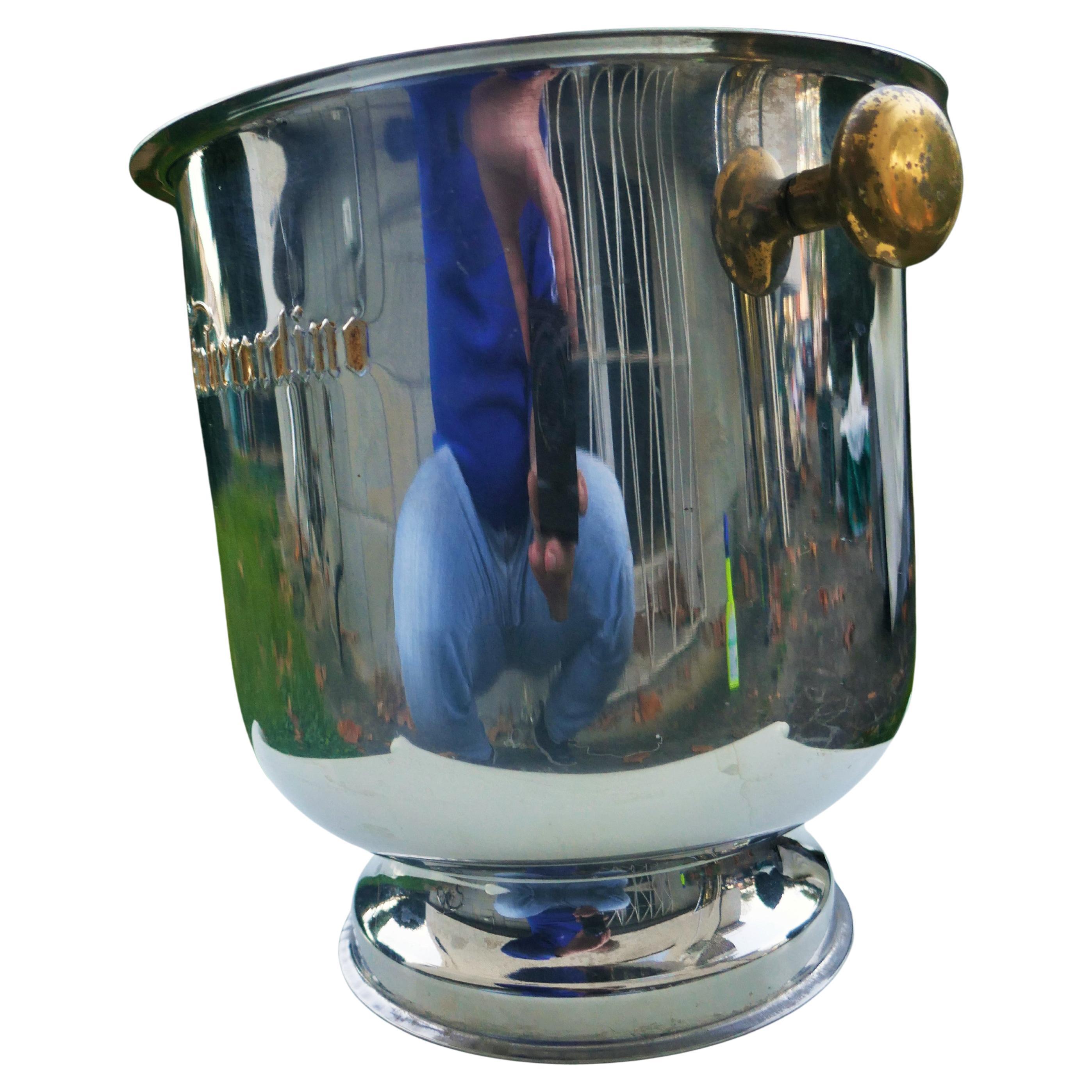 Mastroberardino Eiskübel oder Glacette aus Stahl im Zustand „Gut“ im Angebot in Lugo, IT