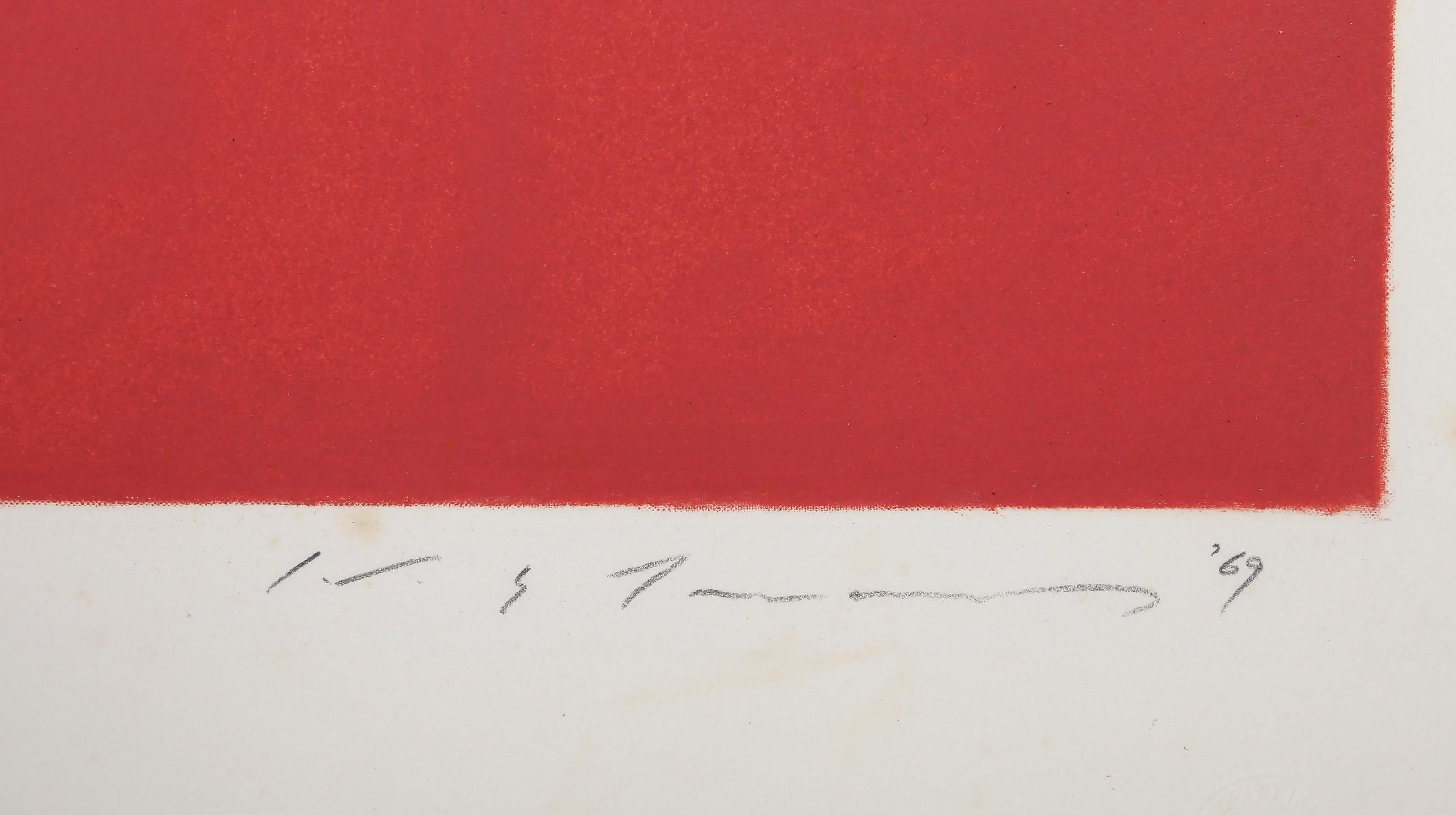 La Sirene, aguafuerte y aguatinta japoneses de desnudo surrealista de Masuo Ikeda en venta 3