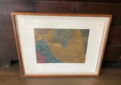 Masuo Ikeda Signed Limited Edition Framed Erotic Japanese Mezzotint Print Venus