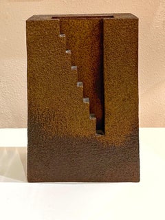 Masuo Ojima Large Scale Sculptural Post-Modern Ceramic Vase, circa 1990s