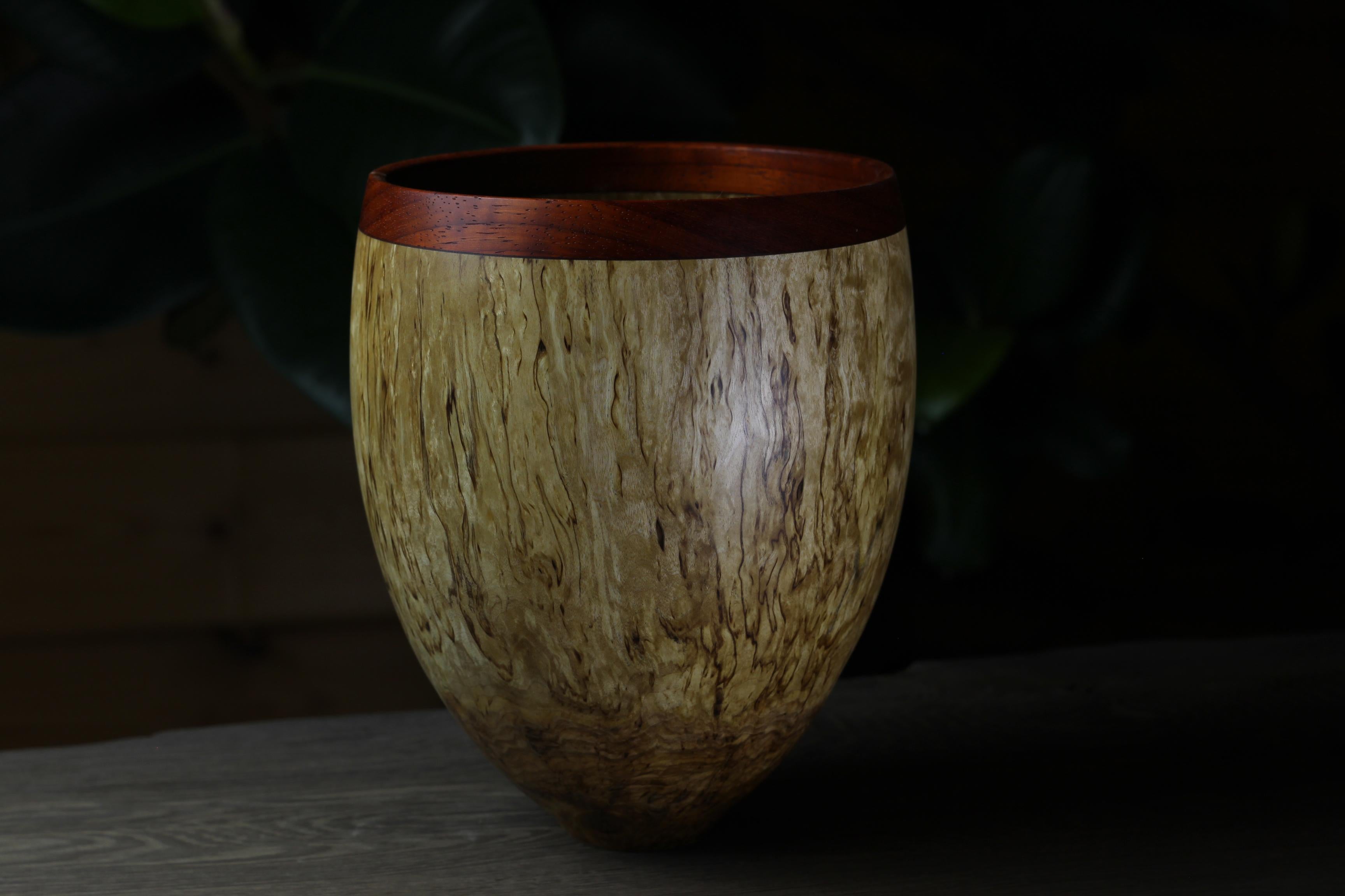 Post-Modern Masur Birch Bowl by Vlad Droz For Sale