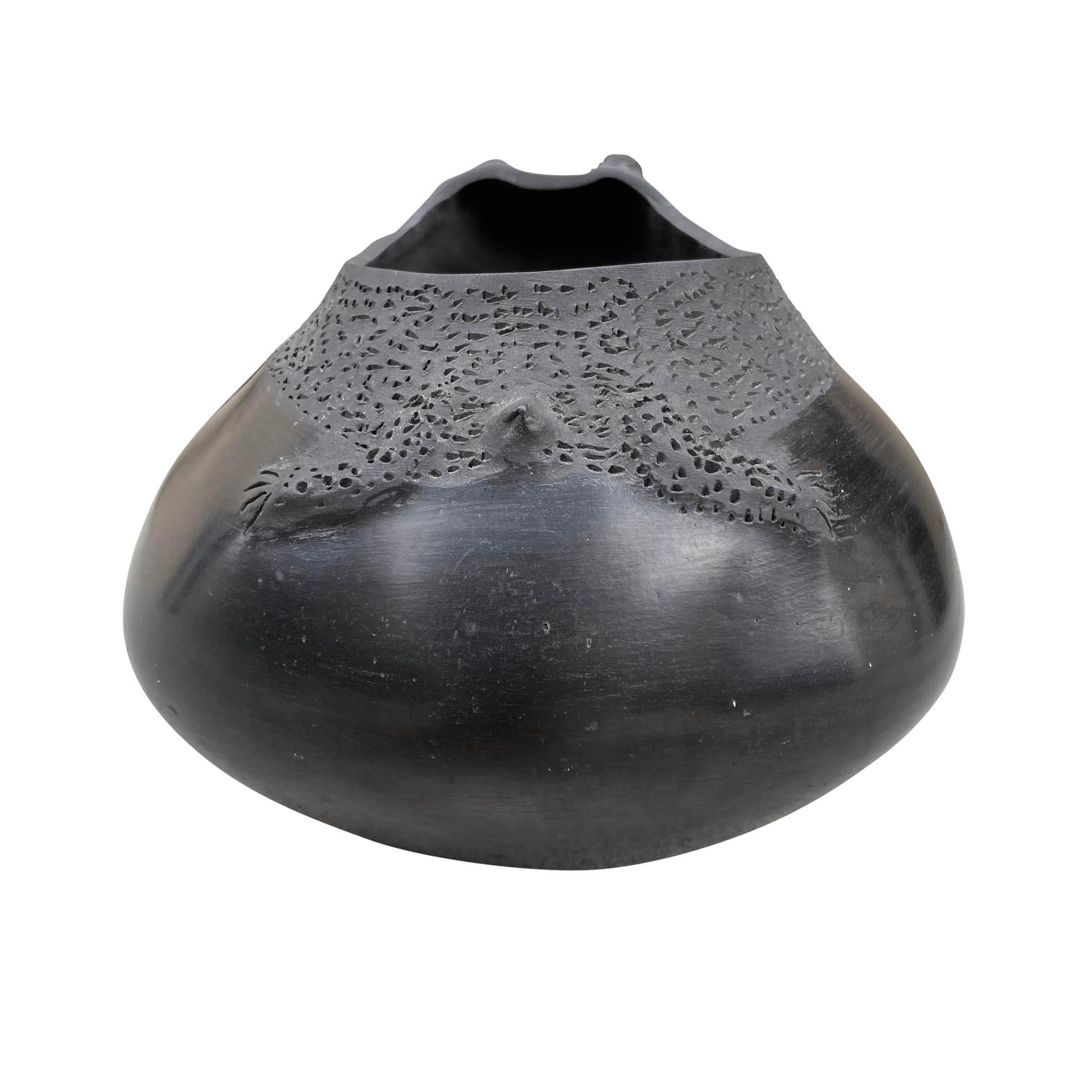 American Mata Ortiz Frog Effigy Pot