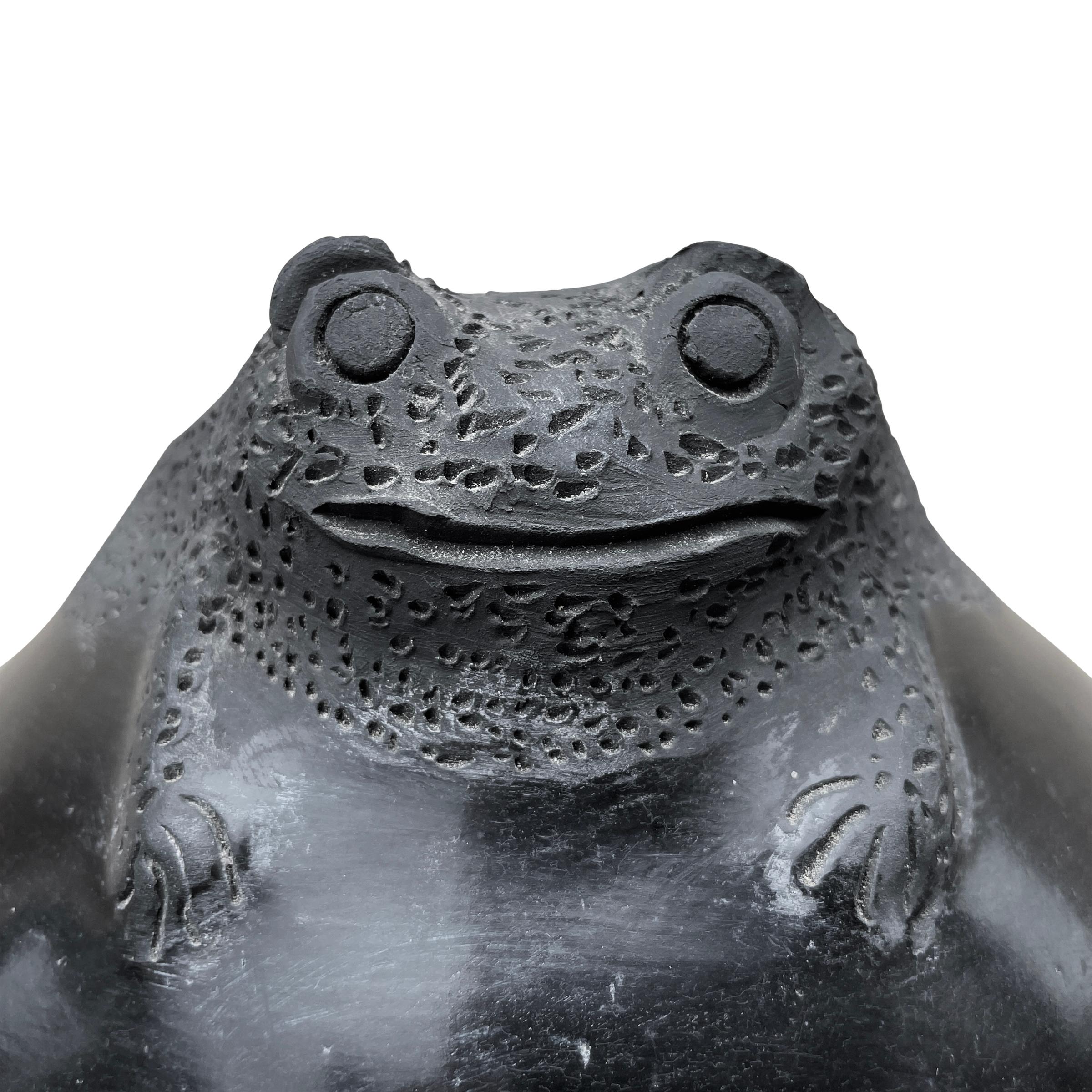 Mata Ortiz Frog Effigy Pot In Good Condition In Chicago, IL