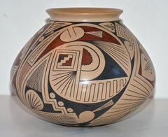 Mata Ortiz Polychrome Pottery Gefäß von Pilo Mora, 1990