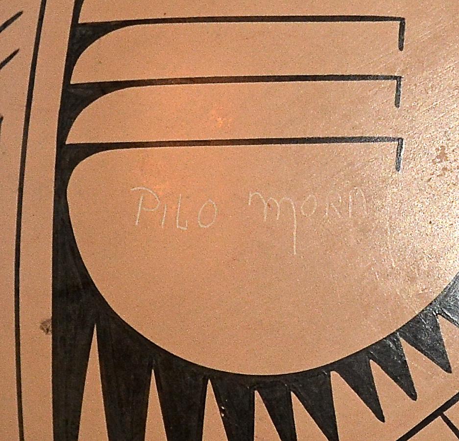 Mexican Mata Ortiz Polychrome Pottery Vessel by Pilo Mora, 1990 For Sale