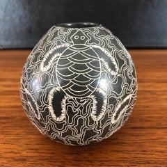 Mata Ortiz Pottery Turtle Vase by Celia Ortega