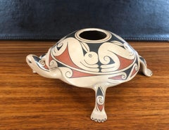 Mata Ortiz Pottery Turtle Vase by Lourdes Vallalba
