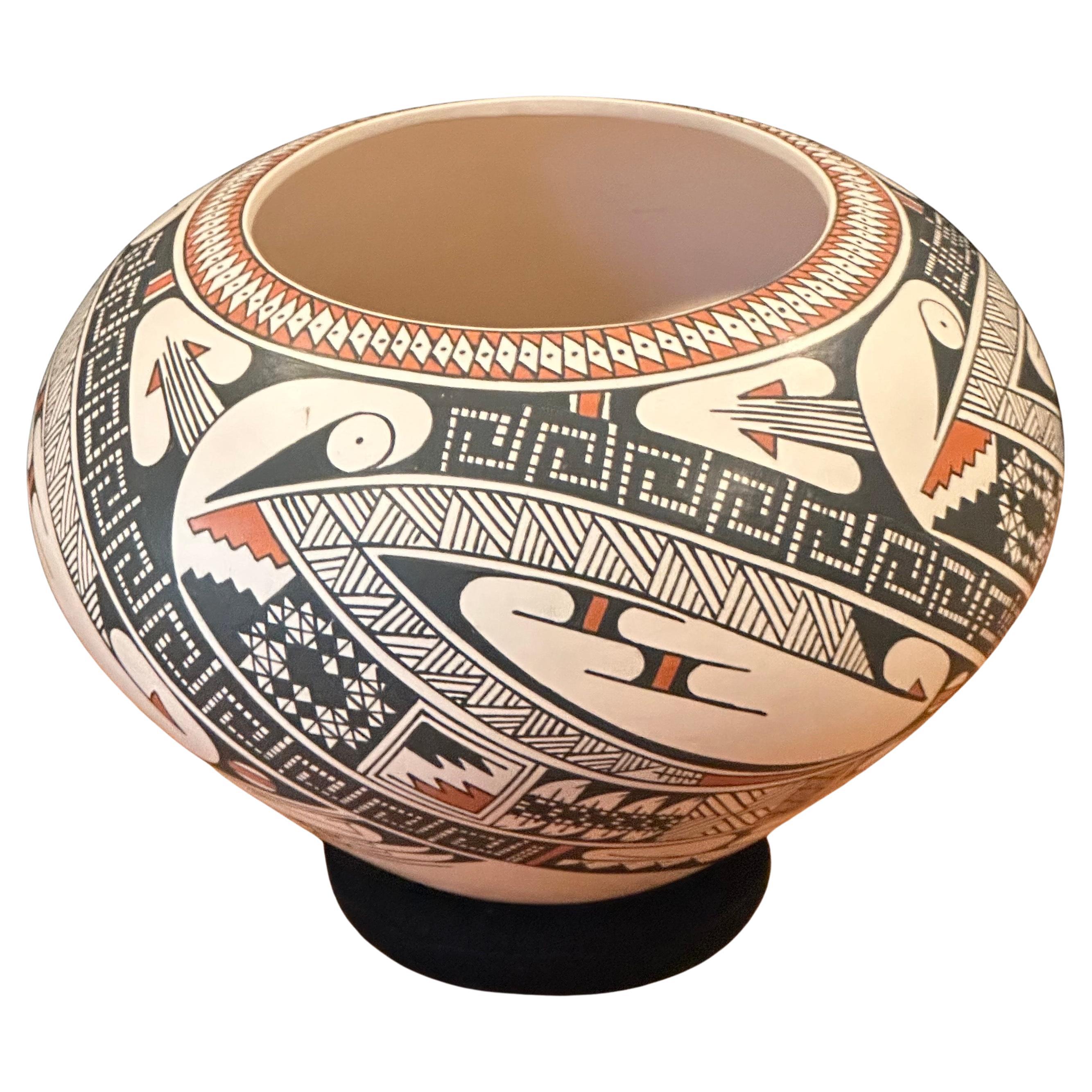 Mata Ortiz Pottery Vase von Ismael Flores im Angebot 5