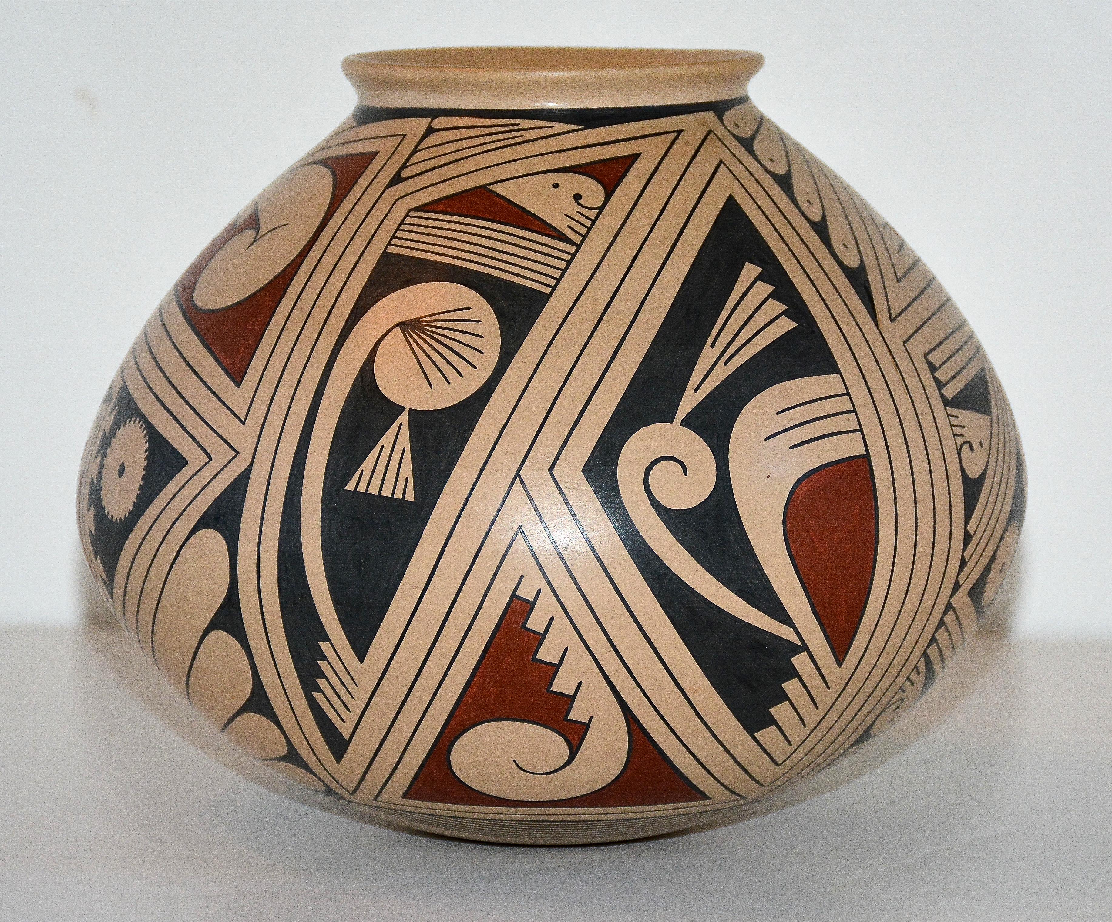 Altro Vaso in ceramica Mata Ortiz di Pilo Mora, 1990 in vendita