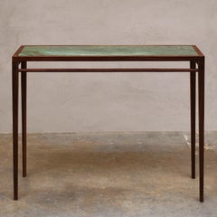 Matang, Ganga Console, A Rectangular Wood and Marble Table