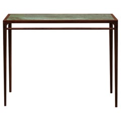 Matang, Ganga Console, A Rectangular Wood and Marble Table