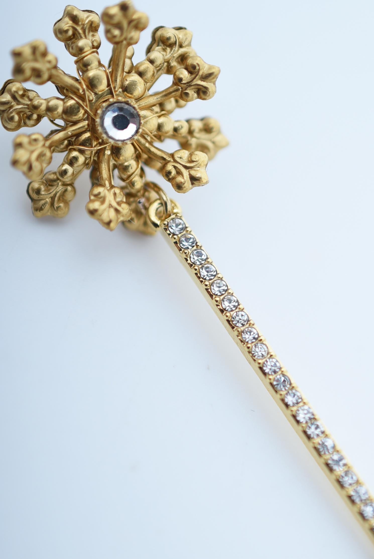 Artisan matataki bijoux earring / vintage jewelry , 1970's vintage parts For Sale