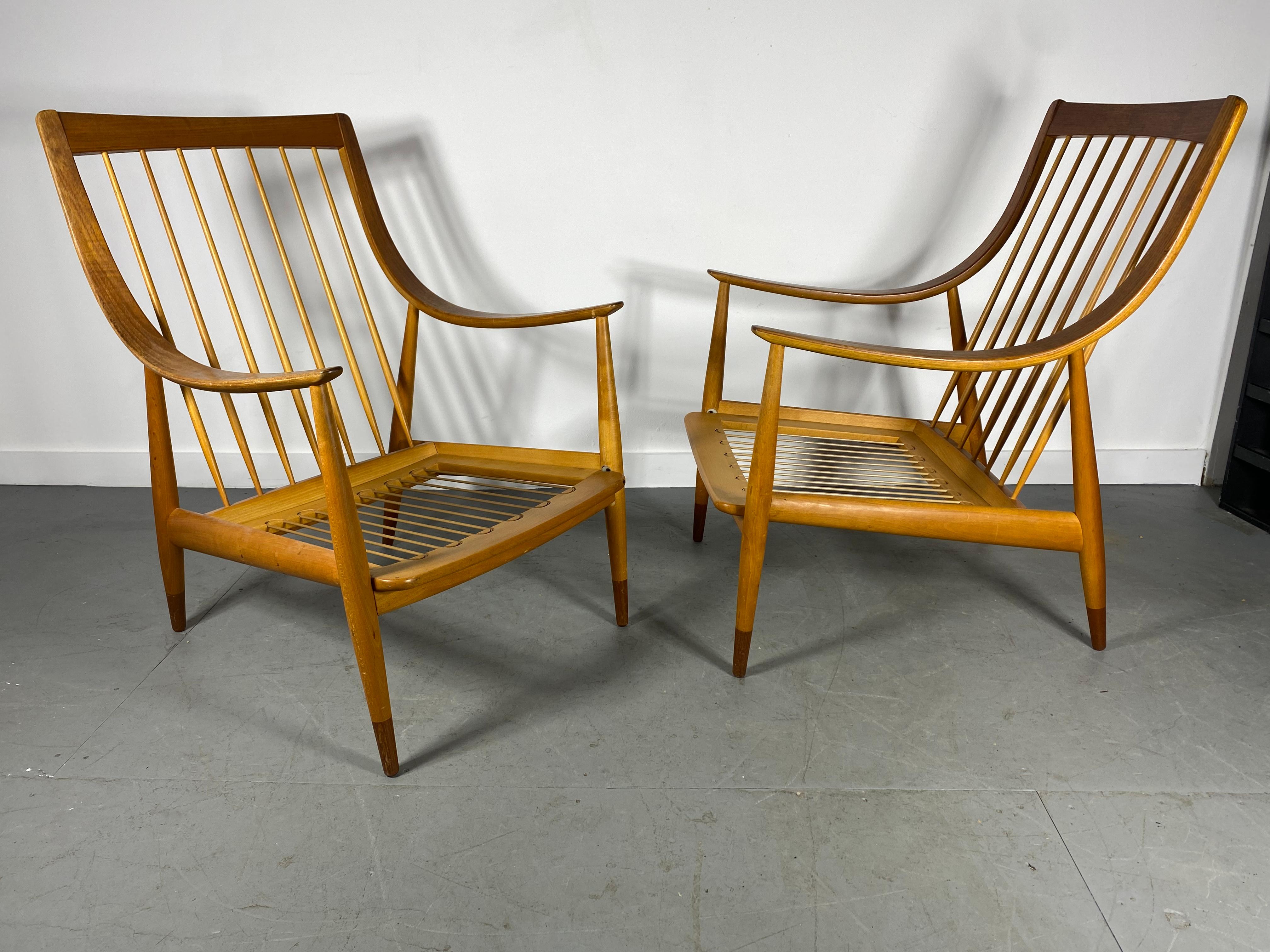 Match Ed Pair , Peter Hvidt & Orla Mølgaard-Nielsen Long Chair's /Denmark 1