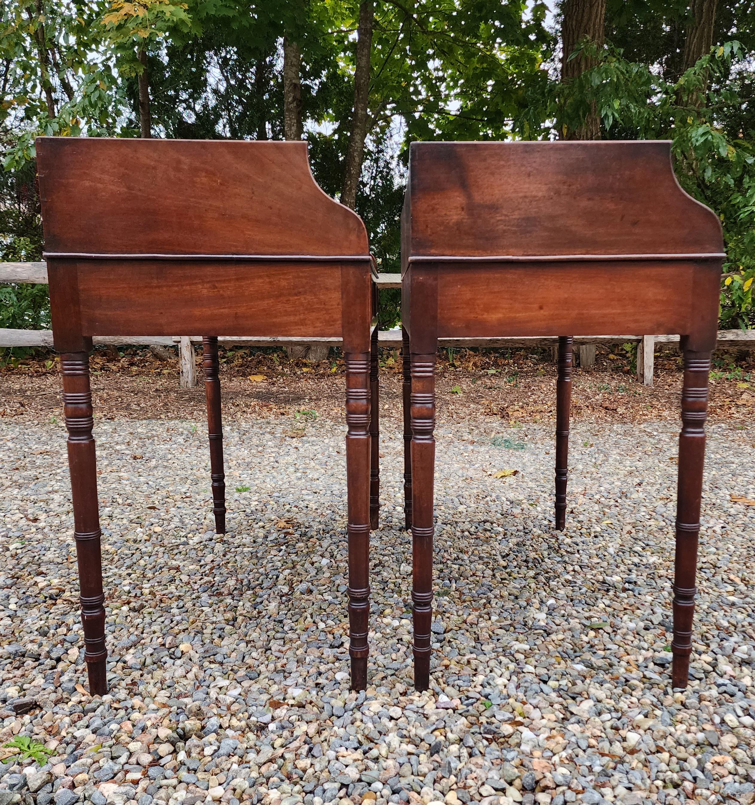  Rare Pair Of Federal Boston Servers / Dressing Tables For Sale 1