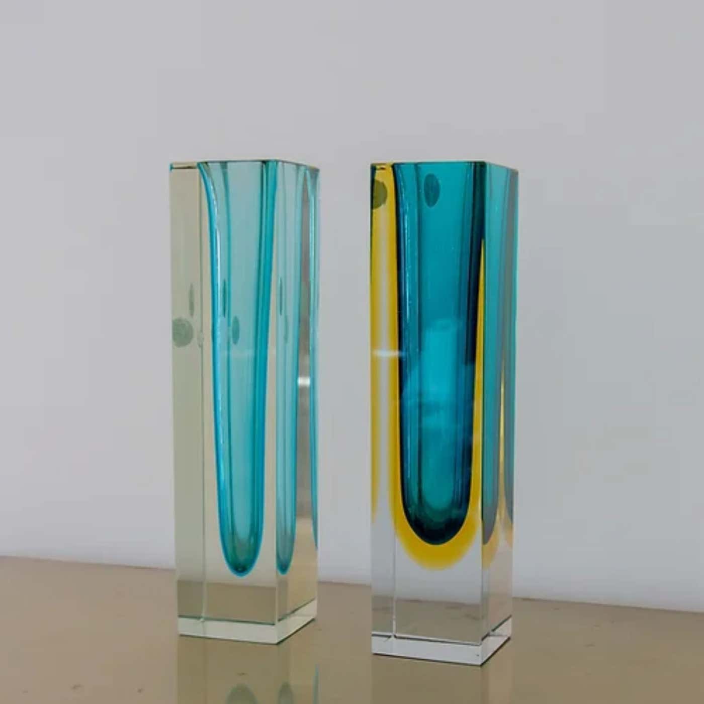 Vase de fleurs en verre, 12 Vase en cristal haut Tunisia Vase de fleurs en verre, 12 Vase en cristal haut Tunisia