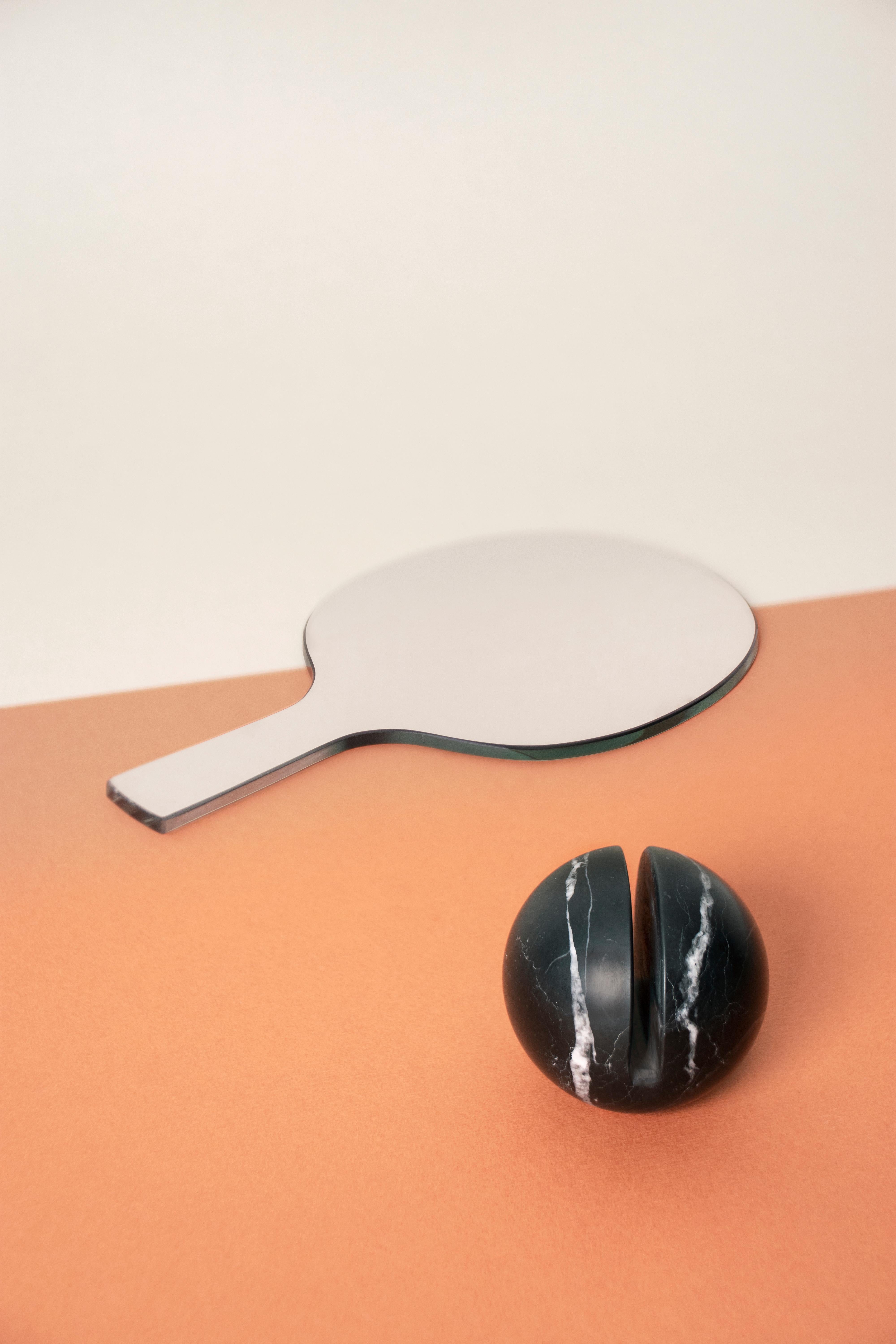 Italian Match Table and Hand Mirror by Studio Lievito For Sale