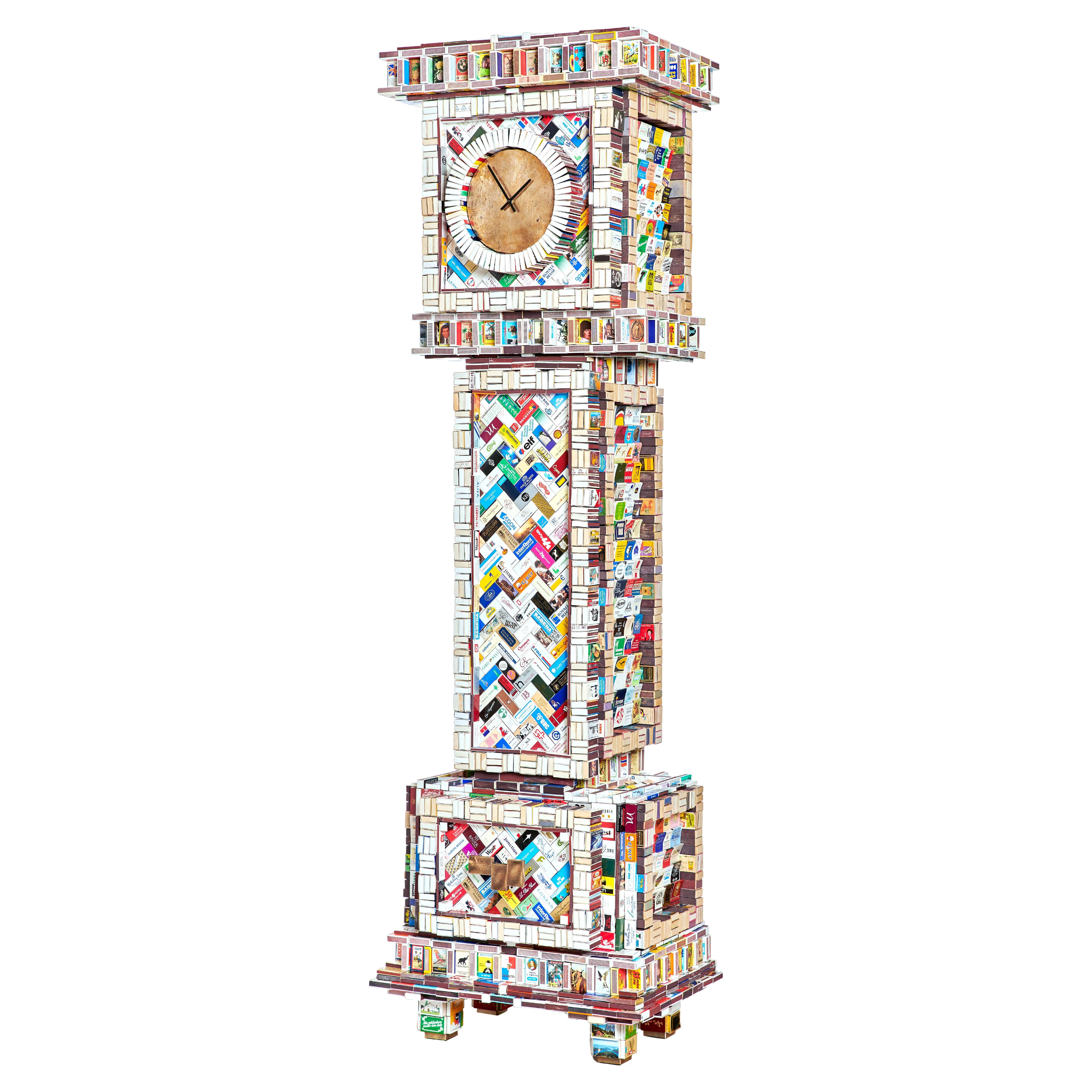 Matchbox King Clock Bronze Dial For Sale