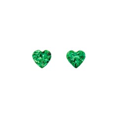 Matched Heart-Shaped Colombian Emerald Pair, No Oil, Gübelin Certified