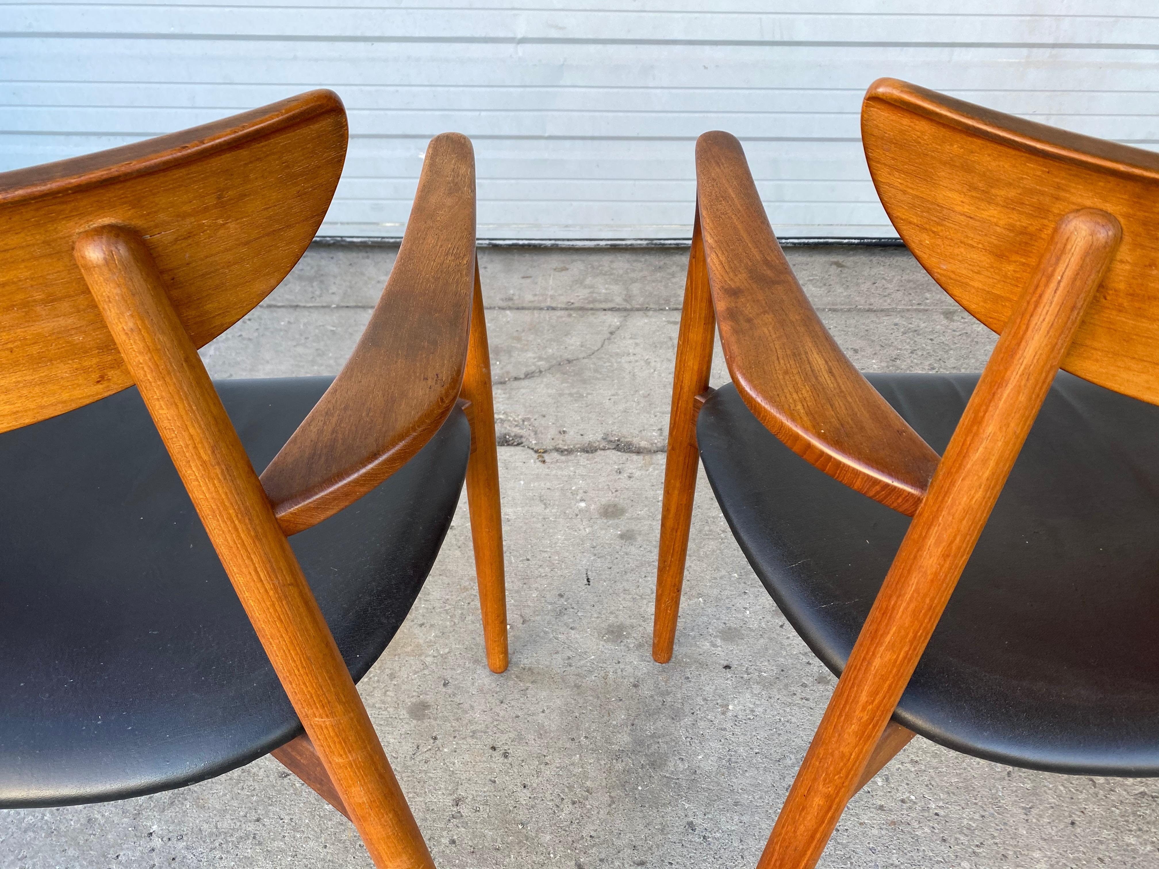 Matched Pair of Armchairs by Harry Østergaard, Denmark, Early 1960s For Sale 3