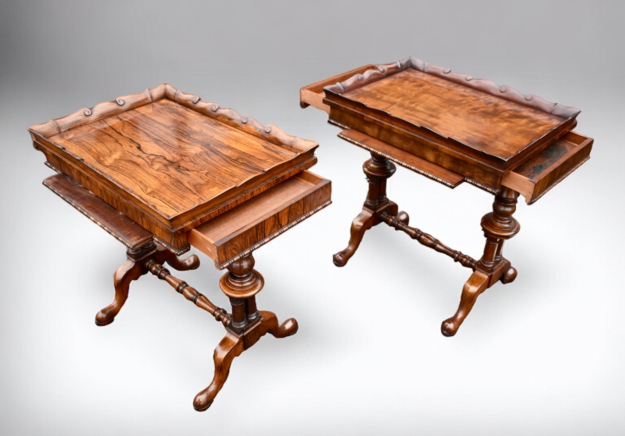 Matched pair Gillows work- occasional tables. For Sale 2