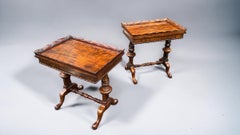 Matched pair Gillows work- occasional tables.