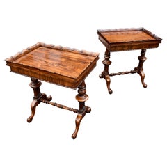 Used Matched pair Gillows work- occasional tables.