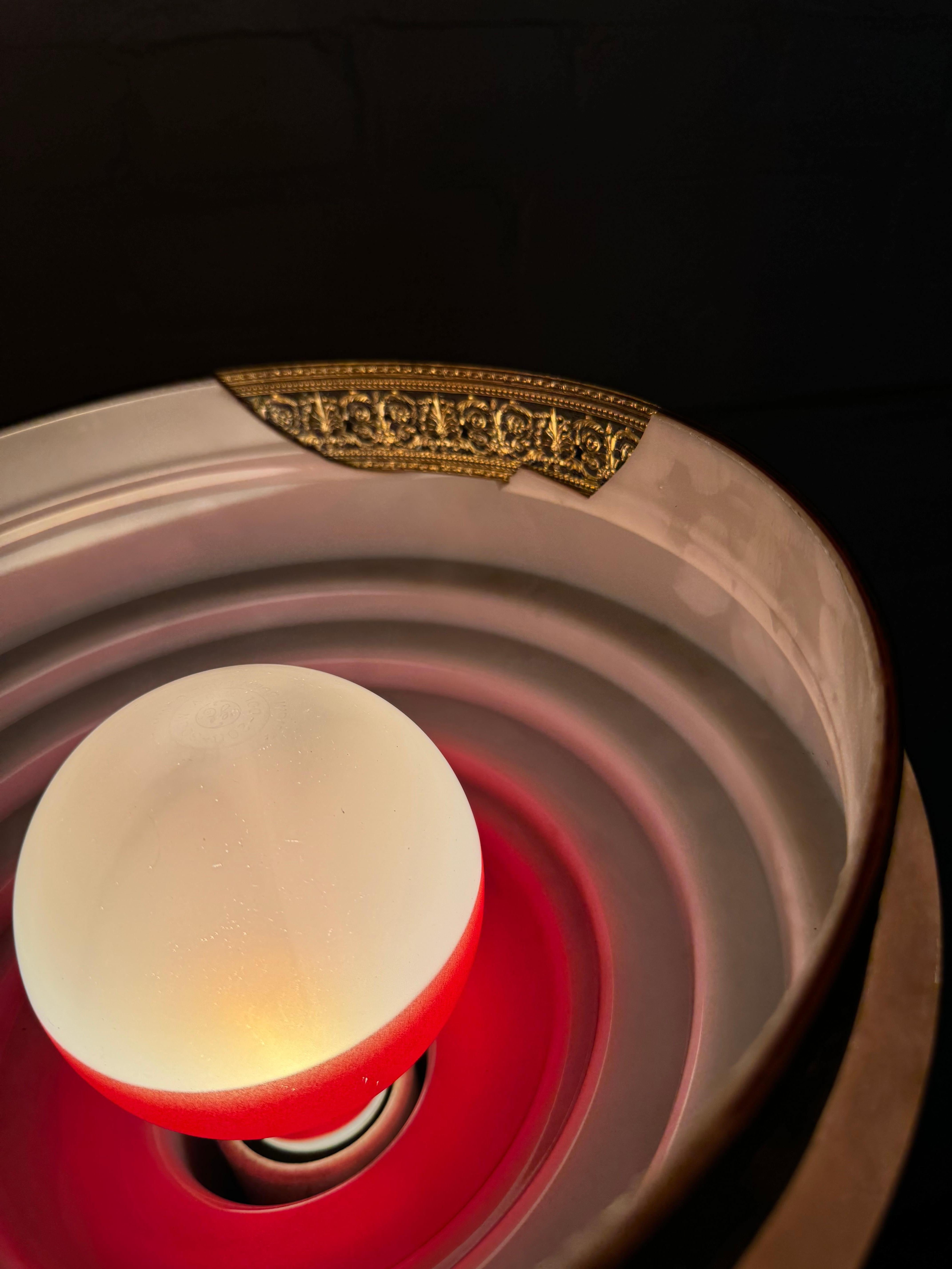 Paire assortie de lampes torchères réglables Art dECO en verre et aluminium en vente 4