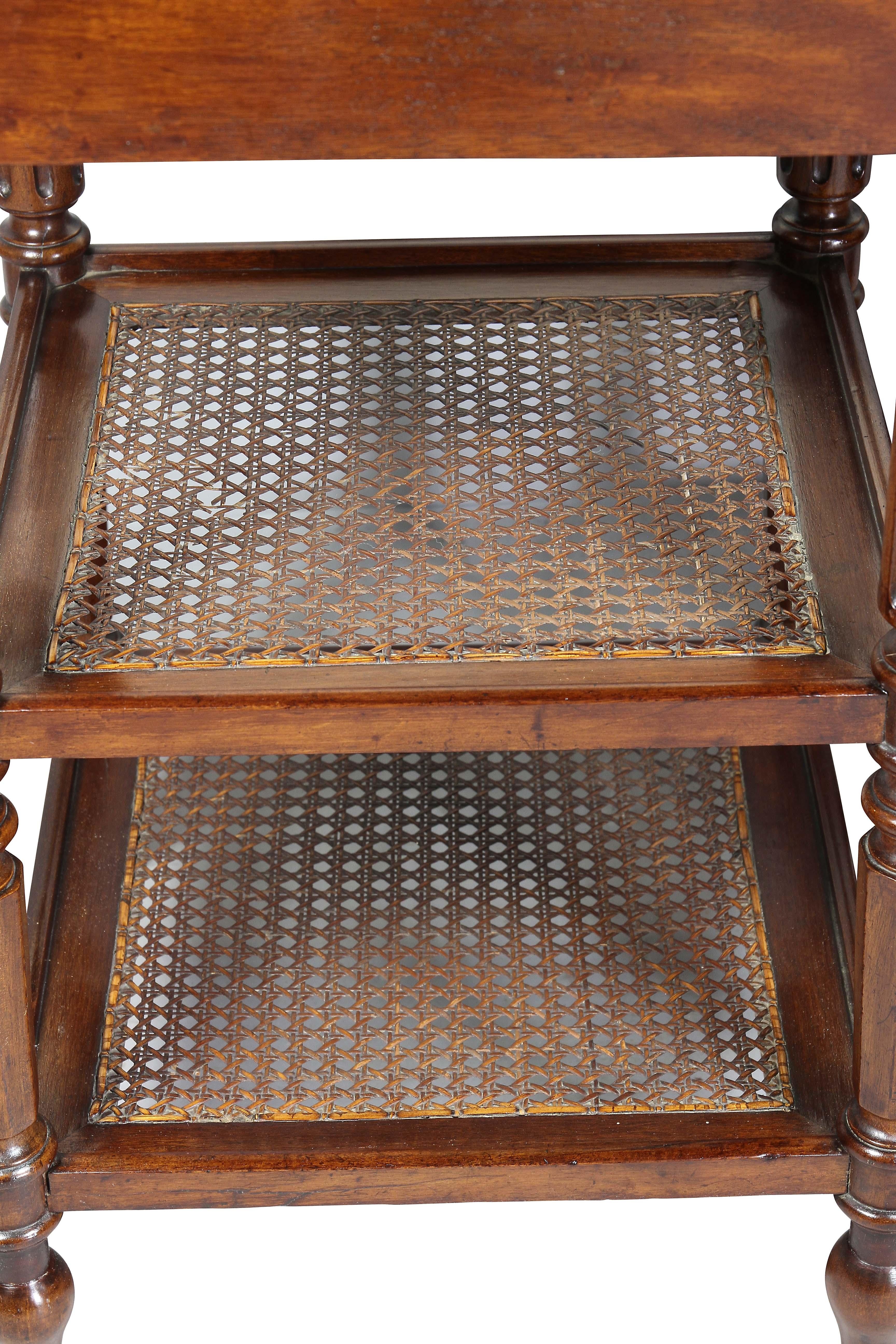 Mid-19th Century Matched Pair of Charles X Mahogany End Tables