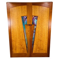 Matched Pair Of Custom Cabinet Or Cupboard Doors After Wharton Esherick